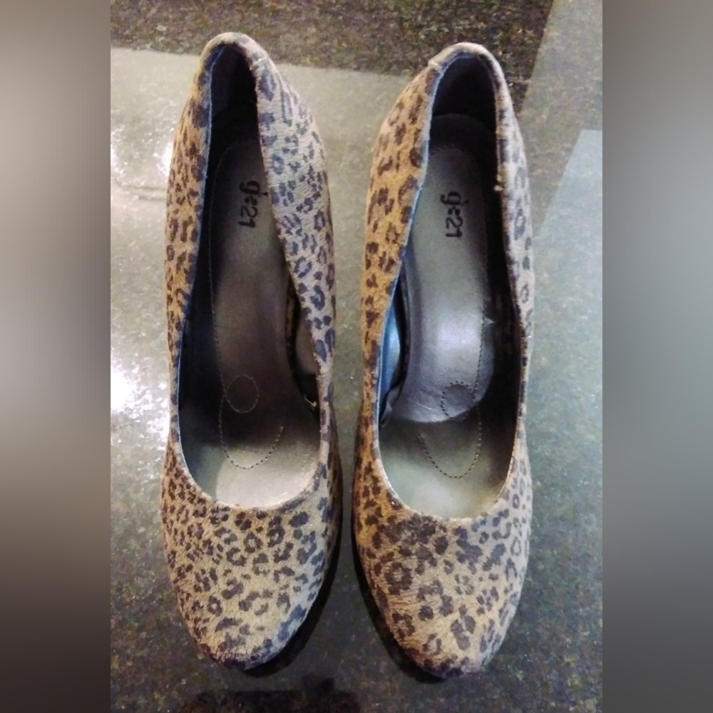G21 Cheetah Print Heels